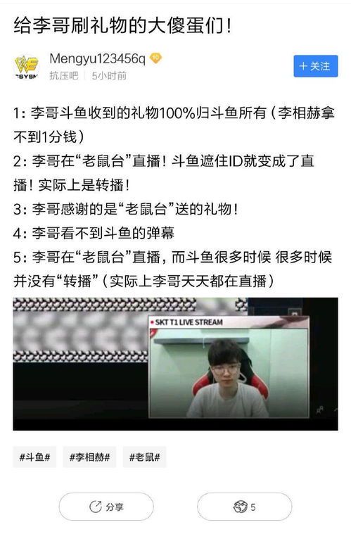 Faker直播平台及斗鱼转播情况解析